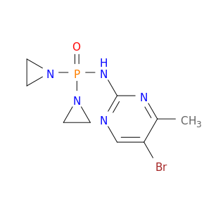 Phosphinic amide,P,P-bis(1-aziridinyl)-N-(5-bromo-4-methyl-2-pyrimidinyl)- (7CI,8CI)