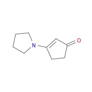 2-Cyclopenten-1-one,3-(1-pyrrolidinyl)-