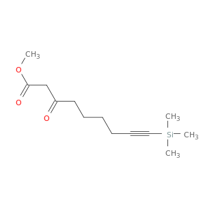 8-Nonynoic acid, 3-oxo-9-(trimethylsilyl)-, methyl ester