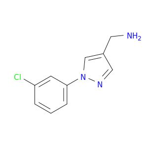 4-(氨基甲基)-1-(3-氯苯基)吡唑