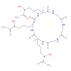 N,N',N''-(((2S,5S,8S)-3,6,9,12,15,18-六氧代-1,4,7,10,13,16-六氮杂环十八烷-2,5,8-三基)三(丙烷-3,1-二基))三(N-羟基乙酰胺)