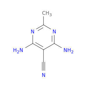 5-Pyrimidinecarbonitrile,4,6-diamino-2-methyl-