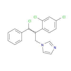 1H-Imidazole, 1-[3-chloro-2-(2,4-dichlorophenyl)-3-phenyl-2-propenyl]-