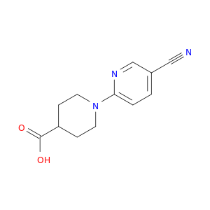1-(5-氰基吡啶-2-基)哌啶-4-羧酸