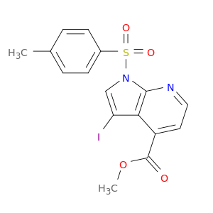 Methyl 3-iodo-1-tosyl-1H-pyrrolo[2,3-b]pyridine-4-carboxylate