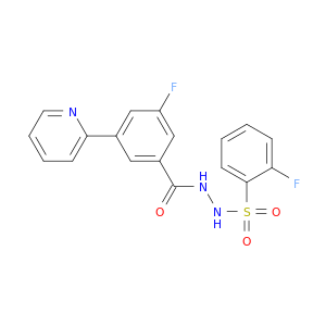 2-fluoro-n'-(3-氟-5-(吡啶-2-基)苯甲酰苯甲酰)苯甲磺酰羟基