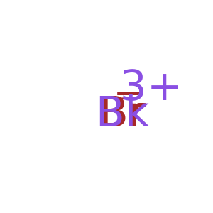 Berkelium bromide(249BkBr3) (8CI,9CI)