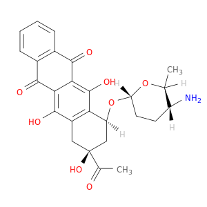 5,12-Naphthacenedione,9-acetyl-7-[[(2R,5R,6S)-5-aminotetrahydro-6-methyl-2H-pyran-2-yl]oxy]-7,8,9,10-tetrahydro-6,9,11-trihydroxy-,(7S,9S)-