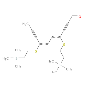 4,6-Decadiene-2,8-diynal, 4,7-bis[[2-(trimethylsilyl)ethyl]thio]-