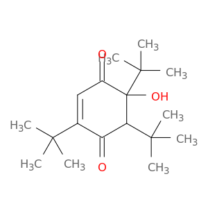2-Cyclohexene-1,4-dione, 2,5,6-tris(1,1-dimethylethyl)-5-hydroxy-