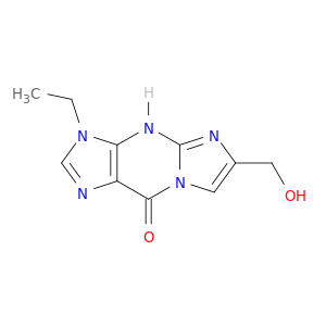 9H-Imidazo[1,2-a]purin-9-one, 3-ethyl-3,4-dihydro-6-(hydroxymethyl)-