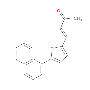 3-Buten-2-one, 4-[5-(1-naphthalenyl)-2-furanyl]-, (3E)-