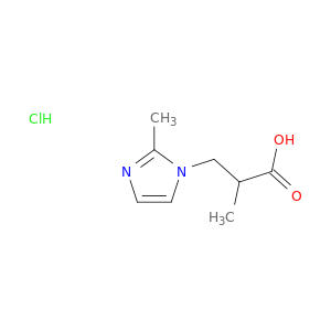 2-Methyl-3-(2-methyl-1H-imidazol-1-yl)propanoic Acid Hydrochloride