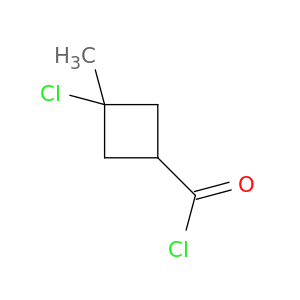 Cyclobutanecarbonylchloride, 3-chloro-3-methyl-
