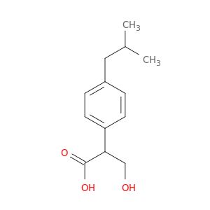 3-hydroxy-2-[4-(2-methylpropyl)phenyl]propanoic acid