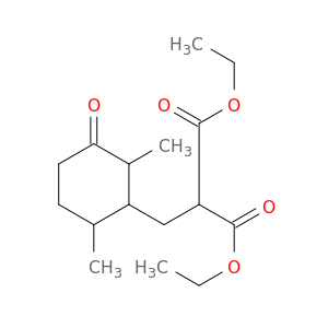Propanedioic acid, (2,6-dimethyl-3-oxocyclohexyl)methyl-, diethyl ester