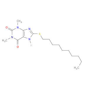 8-(DECYLTHIO)THEOPHYLLINE