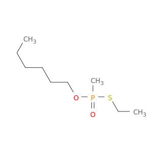 Phosphonothioic acid, methyl-, S-ethyl O-hexyl ester