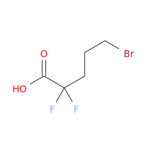 Pentanoic acid, 5-bromo-2,2-difluoro-
