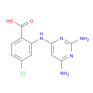 Benzoic acid, 4-chloro-2-[(2,6-diamino-4-pyrimidinyl)amino]-