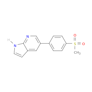 1H-Pyrrolo[2,3-b]pyridine, 5-[4-(methylsulfonyl)phenyl]-