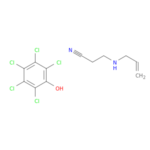 2,3,4,5,6-pentachlorophenol; 3-(prop-2-enylamino)propanenitrile