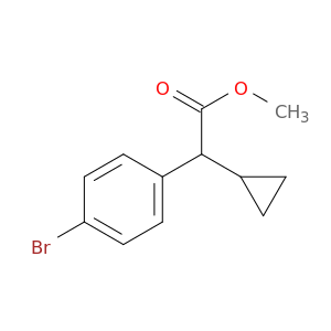 methyl (4-bromophenyl)(cyclopropyl)acetate