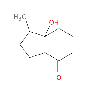 4H-Inden-4-one, octahydro-7a-hydroxy-1-methyl-