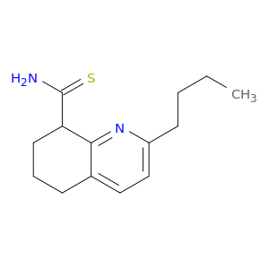 8-Quinolinecarbothioamide, 2-butyl-5,6,7,8-tetrahydro-