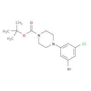 tert-Butyl 4-(3-bromo-5-chlorophenyl)piperazine-1-carboxylate