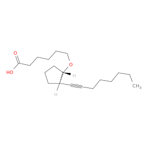 Hexanoic acid,6-[[2-(1-octyn-1-yl)cyclopentyl]oxy]-