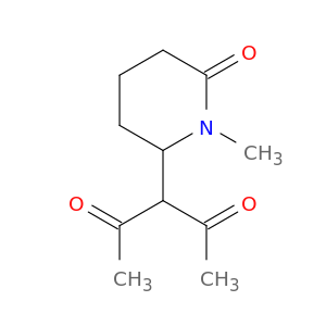 2,4-Pentanedione, 3-(1-methyl-6-oxo-2-piperidinyl)-