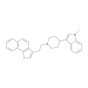 1H-Indole, 3-[1-(2-naphtho[1,2-b]furan-3-ylethyl)-4-piperidinyl]-