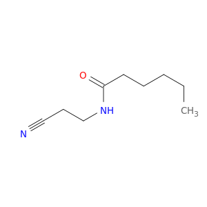 Hexanamide, N-(2-cyanoethyl)-