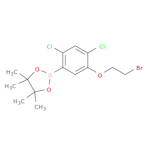 2-(5-(2-溴乙氧基)-2,4-二氯苯基)-4,4,5,5-四甲基-1,3,2-二氧杂硼戊烷