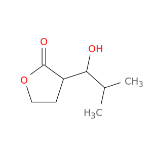 2(3H)-Furanone, dihydro-3-(1-hydroxy-2-methylpropyl)-