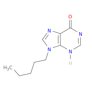 6H-Purin-6-one,1,9-dihydro-9-pentyl-