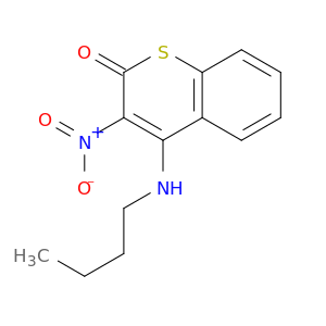 4-BUTYLAMINO-3-NITRO-1-THIOCOUMARIN