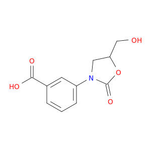 Benzoic acid, 3-[5-(hydroxymethyl)-2-oxo-3-oxazolidinyl]-