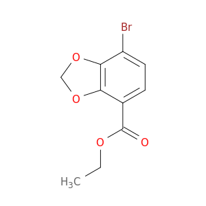 7-溴苯并[d][1,3]二氧杂环戊烯-4-羧酸乙酯