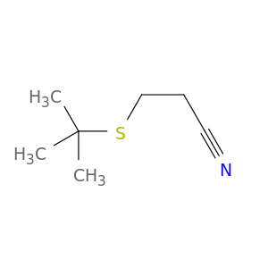 Propanenitrile, 3-[(1,1-dimethylethyl)thio]-