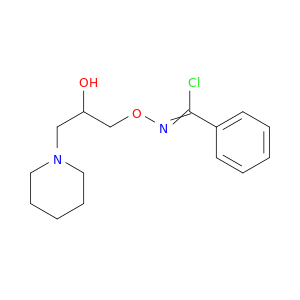 Benzenecarboximidoyl chloride, N-[2-hydroxy-3-(1-piperidinyl)propoxy]-