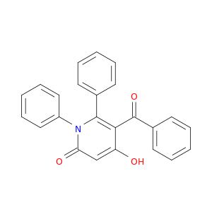 2(1H)-Pyridinone, 5-benzoyl-4-hydroxy-1,6-diphenyl-
