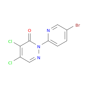 3(2H)-Pyridazinone, 2-(5-bromo-2-pyridinyl)-4,5-dichloro-