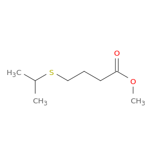 Butanoic acid, 4-[(1-methylethyl)thio]-, methyl ester
