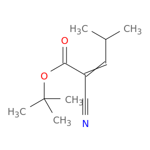 2-Pentenoic acid,2-cyano-4-methyl-, 1,1-dimethylethyl ester