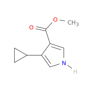 1H-Pyrrole-3-carboxylic acid, 4-cyclopropyl-, methyl ester