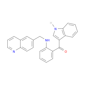 Methanone, 1H-indol-3-yl[2-[(6-quinolinylmethyl)amino]phenyl]-