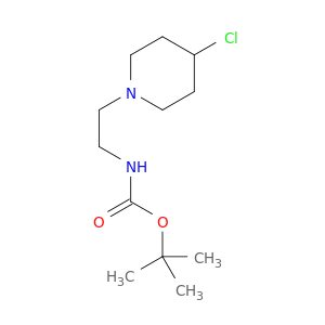 Carbamic acid, [2-(4-chloro-1-piperidinyl)ethyl]-, 1,1-dimethylethyl ester
