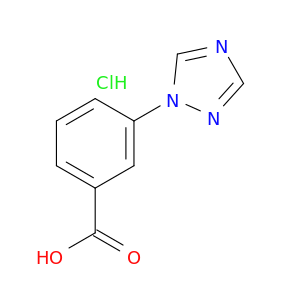 3-(1H-1,2,4-triazol-1-yl)benzoic acid hydrochloride